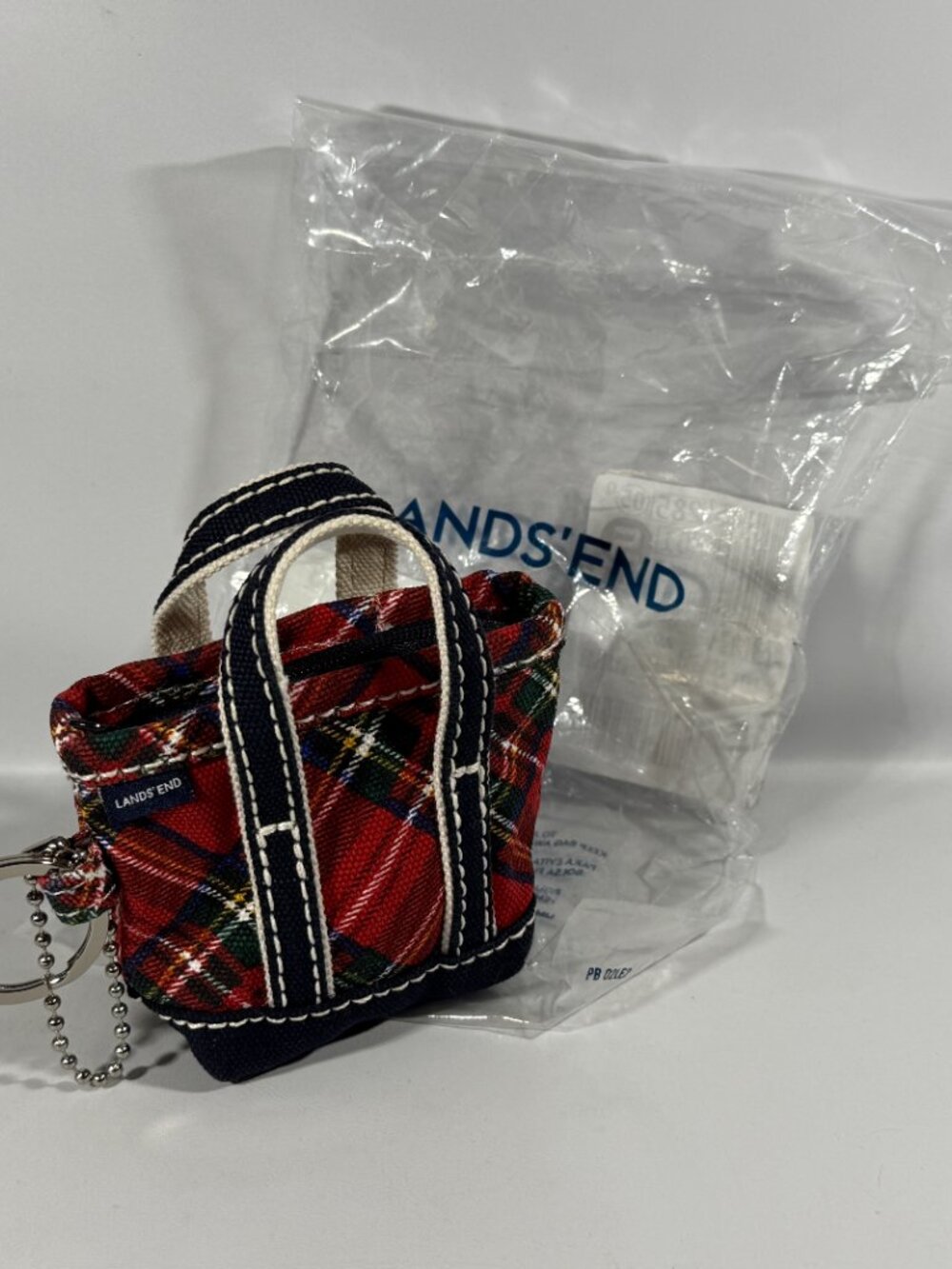 Land's End Micro Canvas Tote Charm NWT - Picture 8 of 8